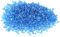 M METERXITY High Luster Round Fire Glass Beads, Glass Gems, Glass Pebbles, Glass Marbles for Vases/Fire Pit/Crafts/Aquarium/Garden Decorations 8-13mm, 550g/1.21-Pound [Sea blue]