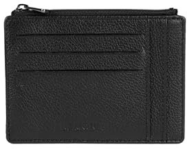 BEMON Porte Cartes pour Homme en Cuir Enzo, 12.5 x 9.5 x 1 cm, Protection RFID