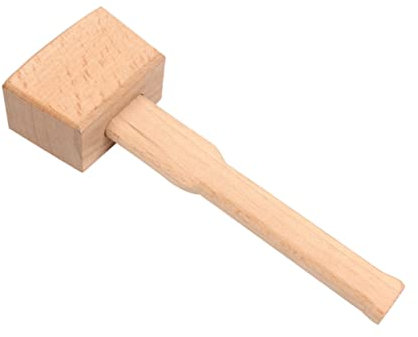 DIYEAH Holz Hammer Für Holzbearbeitung Und Ledergravur Zimmermannshammer Mit Stabiler Verbindung Und Angenehmem Griff Für Diy-projekte Und Tischlerarbeiten
