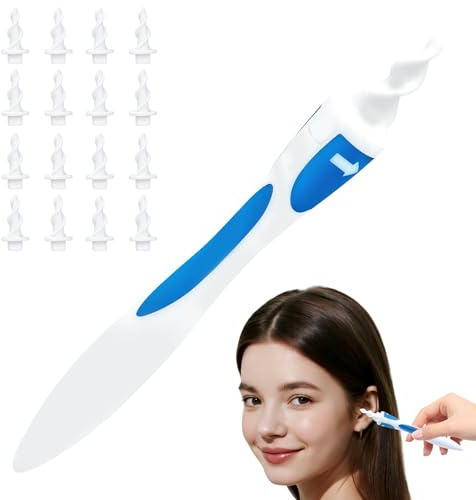 Ohrenschmalz Entferner - Ohrenreiniger, Ear cleaner, Spirale Silikon Ohr Reinigung Kit