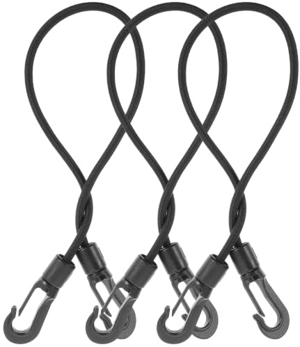 UTHCLO Heavy Duty Hook Line Dock Rope for Yacht Boat and Sailboat Elastic Watercraft Safety Rope for Mooring and Docking Outdoor Boat Supply 3 pack