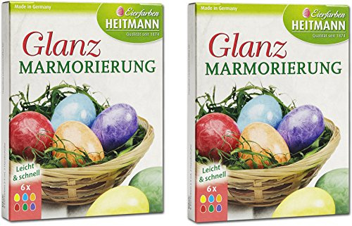 HEITMANN Eierfarben (2, Marmorierung)