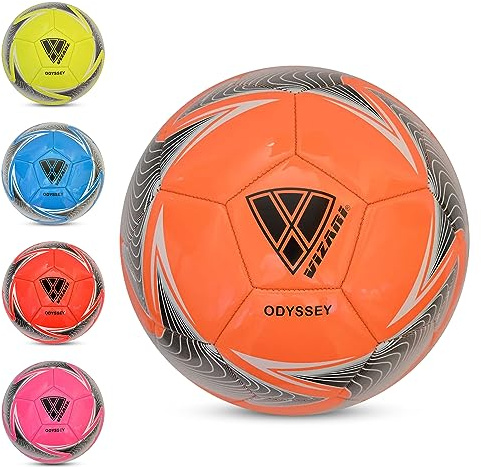 Vizari Odyssey Soccer Ball – Adults & Kids Football with Optimal Air Retention - Perfect for Training and Matches Colour