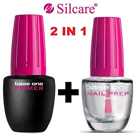 Silcare Base One Nail Prep Primer UV LED Gel Nails 9ml (Two In One) by eKart