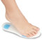 Soles, Silikon Schuh Einlegesohlen Paar Orthopädische Unterstützung für Gehen Laufen und Fitness Weiches bequemes hypoallergenes Design, Durchsichtig