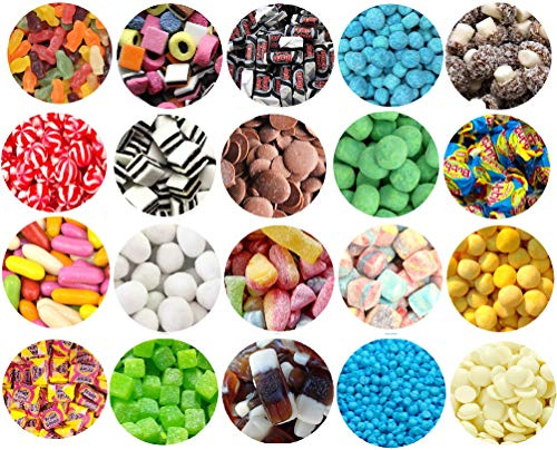 Pick n Mix RETRO SWEETS OVER 100 CHOICES 1KG 1.5KG FATHERS DAY (Mix Up - Random Mix Of At Least 15 Sweets, 1 KG / 1000 Grams)
