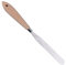 Hemobllo Spatola per Pittura in Acciaio Inox, Raschietto Per Pittura, Pittura spatola manico in legno tavolozza miscelazione raschietto per miscelazione colori pittura ad olio