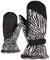 Ziener Damen KEM MITTEN lady glove Ski-handschuhe/Wintersport, , schwarz (wild zebra print), 7