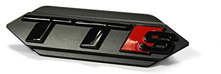 Audi 8S0071805 Lettering TTS Clip Badge Black Radiator Grill Black Edition Emblem
