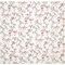 GreenGate Tischdecke Carly Weiß Blumen Baumwolle 150x150 cm