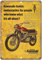 Keviewly Kawasaki Motorcycle Corp Blechschild The Art Iron Painting Plaque Metal Wall Decoration Poster Decor Gifts for Office Home Man Cave Cafe Shop Bar