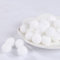 100 Stück Pompons, flauschig, sortiert, für Bastelarbeiten, Dekorationen, 3 cm, Weiß