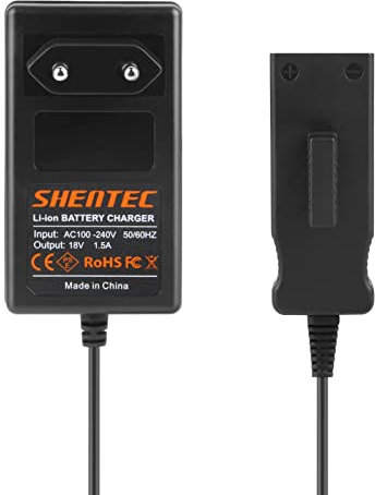Shentec Akku Ladegerät für Gardena 18V Akku 09840-20 Lithium Akkus (Nicht für NI-MH/NI-Cd Akkus)