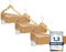 30 x Kleiderbügel Holz VonBueren | 44,5 x 22 cm je Bügel/Holzbügel | Holzkleiderbügel | 360 Grad drehbar