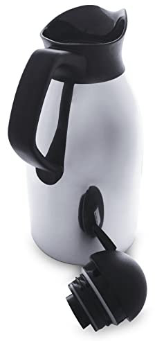 ZORRO Thermoskanne für Kaffeemaschine ZKM 26 Gastro Kaffeemaschine Zubehör 2 Liter Edelstahl Innen/Außen