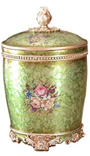 KHiry Household items 3.1 Gallon Capacity Multifunction With CoverLiving Room Bathroom Garbage Bin For Home (Color : Emerald green) garbage can