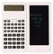 Maizoon Calculadoras Científicas con Tableta de Escritura Borrable Soporte de Pantalla Grande de 10 Dígitos Multifunción Solar y de Batería para Oficina Escuela y Hogar Blanco