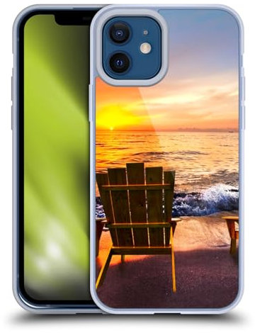 Head Case Designs Offizielle Celebrate Life Gallery Sea Dreams III Strände 2 Softgelhülle Kompatibel Mit Apple iPhone 12 / iPhone 12 Pro Und Kompatibel Mit Magsafe Zubehör