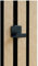 Steinmine - Designmanufaktur Zubehör Akustikpaneelen für DIY Garderobe, Wandorganizer (2er Set Wandhaken für Akustikpaneele Hochkant)