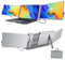 FullHD 1980p IPS da 14 Doppio Monitor per Portatile, Doppio Schermo PC Portatile, Schermo Triplo per Laptop - Monitor Portatil Dual Screen e Triple Screen Compatible 13-16.5' Windows/Mac/Chrome