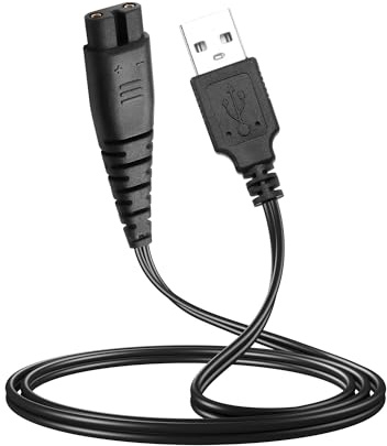 YAODHAOD Shaver Charging Cable Replacement Hair Trimmer Beard Trimmer Cable for Compatible with Hatteker RFC-588 RFC-598 RFC-690 RFC-692 RFC-696 RSCX-9598 RSCX-7568, 5V Power Cable Charger