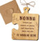 BETESSIN Geschenke für Großeltern - Holz Schild mit Italienischem Spruch - Holzdeko im Puzzle Stil - Geschenkidee zum Weihnachten (Nonna)