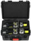 Hartschalenkoffer für Ryobi 18 V Batterielagerung, wasserdichte und stoßfeste Werkzeugtasche für Organizer, Aufbewahrungsbox mit 4 verstellbaren Trennwänden für Ryobi-Batteriehalter 1,5–9,0 Ah (nur