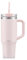 Bodum Travel Mug Tumbler 1,2 L Powder Pink – Bouteille en métal rose avec paille, poignée et couvercle – Passe au lave-vaisselle – Pour boissons froides et café chaud