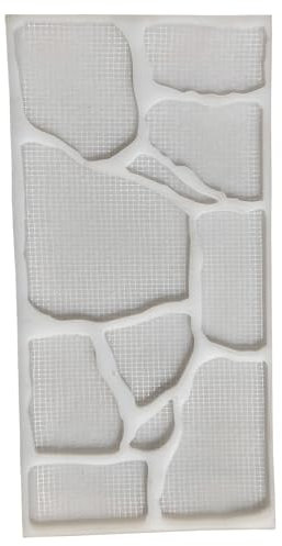 Koncey Tappetino Stampa Cemento 60x30 cm, Timbro Calcestruzzo, Stampi per Pavimentazione Esterna, Percorso Giardino/Cortile, Strumento per Creare Effetto Pietra/Mattoni(B)