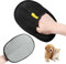 2Stück Fellmagnet Haustier-Handschuhe, wiederverwendbar, doppelseitig & antistatisch, Fellpflege-Handschuhe für Katzen, Hunde & Haustiere, zur Reinigung und Haarentfernung auf Kleidung & Sofas