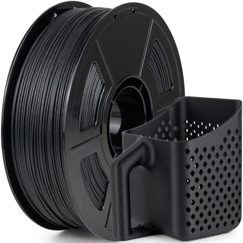 iSANMATE ASA Schwarz Glasfaser 3D Drucker Filament, 15% Glasfaserverstärkt, Überragende Wetter und UV Beständigkeit für Outdoor, 1.75mm+/- 0.02mm, 1KG Spule ASA Glass Fiber Filament für 3D Drucker