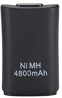 TOPINCN Batteria Ad Alta capacità da 4800 MAh per 360, Comoda Alimentazione di Backup per i Giochi, Include 2 Batterie, Cavo e Base, Ideale per i Giocatori 360