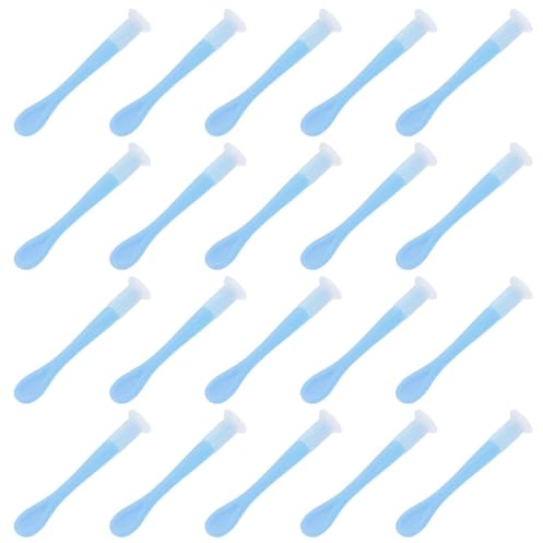 VALICLUD 20pcs Contact Lens Suction Stick Applicators Sky-Blue Portable Soft Lens Remover Tools Reusable Insertion and Removal Kit for Travel and Daily Use