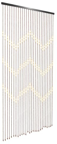 CHAPINGNI Holz Perlenvorhang, 90x175cm Holz - 27 Stränge Fadenvorhang Insektenschutz Türvorhänge Fliegengitter Fliegenschutz Balkontür Fliegenvorhang Insektenschutz