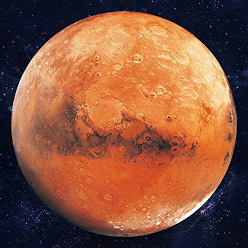 Im Dunkeln nachleuchtende Planeten Sticker / Wandtattoos (30 cm, Mars)