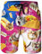 ALISISTER Herren Badehose 3D Lustige Katze Gedruckt Elastische Taille Hawaii Holiday Beach Board Surfen Badeshorts für Herren Mit Taschen L