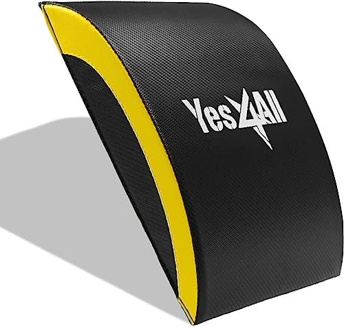 Yes4All Bauchmuskel-Matte, Ab Übung Matte Core Trainer , Gymnastikmatte mit Steißbein Schutzpolster/Bauchkeil - Bauchmatte Unterstützung für Abdominal Training, Sit-Up-Pad Bauch