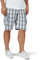 Lee Herren Dungarees New Belted Wyoming Cargo Short Cargos, Blue Mirage Plaid, 58