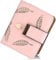 SRXWO Portefeuille pour Femme, Petit Porte Monnaie Cuir Pliable avec Titulaire de la Carte de crédit Cash ID, zippé avec des Cadeaux à glissière pour Fille (Pink)