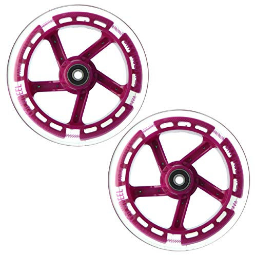 Apollo City Scooter 145mm Ersatzräderset Pro Wheels - ABEC 7 Kugellager, Roller Rad Ersatz-Räder passend für Apollo City-Scooter