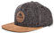 Blackskies® Pathfinder Snapback Cap | Schirm Unisex Premium Baseball Mütze Kappe Basecap Verstellbar One Size - Schwarz Melliert Beige