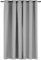 vidaXL Verdunkelungsvorhang mit Ösen Verdunkelungsvorhang Kräuselband Thermo Gardine Blickdicht Thermovorhang Leinenoptik Grau 290x245cm