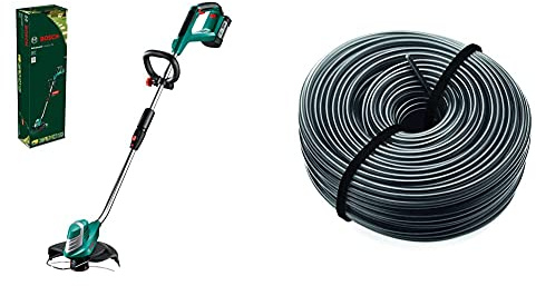 Coupe-Bordures sans Fil Bosch - AdvancedGrassCut 36 (30 cm) & DIY Bobine pour Coupe-Bordure pour Remplissage Tous Les bobines pour Coupe-Bordure Actuelle, 24 m × 1.6 mm, 1 pièce