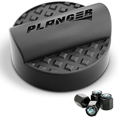 PLANGER® Wagenheber Gummiauflage Audi - (für einige Audi-Modelle) - Bruchsicher 3t (CURBY PAD flach + Radmarkierung, 1, Stück)