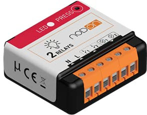 NodOn SIN-4-2-20 Zigbee Beleuchtungsmodul - 100% interoperativ Zigbee - kompatibel mit Alexa, Jeedom, Philips Hue, SmartThings, Overkiz, Z2M, Home Assistant, Ubisys