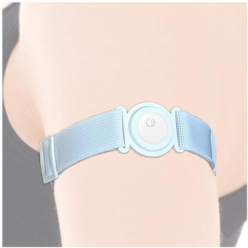 DiaBrothers Freestyle Libre 3 Fixierband Fixierung Halter mit verstellbarem Armband - Halter: weiß - Armband: weiß - Größe: M (25-35 cm)