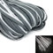 Yalulu 20 Meter Reflektierende Paspel-Streifen, Reflektierende Band zum Einfassung Paspelband für Kleidung, Taschen und Handtaschen (Dunkelgrau)