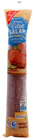 Gut & Günstig Delikatess Edel Salami, 5er Pack (5 x 650g)