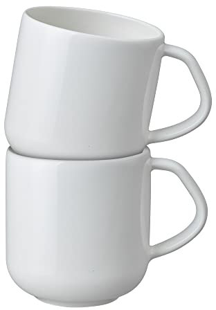 Denby 458048812 Mugs, Porcelain,White