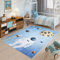 TAPISO Emma Teppich Waschbar bei 30 Grad Weltraum Astronaut Planeten Rakete bedruckter Kinderteppich Antirutsch Kinderzimmer Jugendzimmer Modern ÖKO-TEX 80 x 150 cm